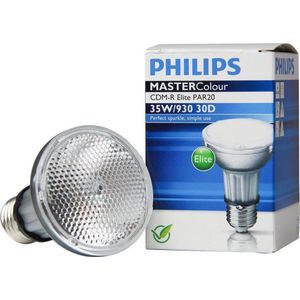 Philips MASTERColour E27 CDM-R Elite PAR20 35W 30D - 930 Warm Wit | Beste Kleurweergave