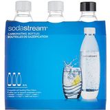 SodaStream Gesmolten flessen voor Source, Play, Power, Spirit, Fizzi en Genesis Carbonator, 1 liter, pak van 3 (3 x 1 L)