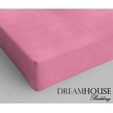 Dreamhouse Katoenen Hoeslaken Roze 200 x 220