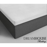 Dreamhouse Katoenen Topper Hoeslaken Wit 180 x 220