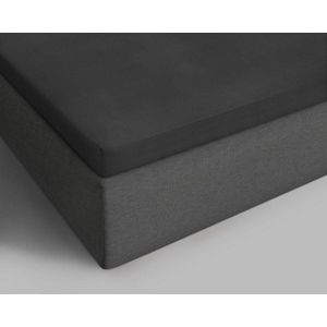 Dreamhouse Topper Hoeslaken - Katoen - Eenpersoons - 90x220 cm - Antraciet