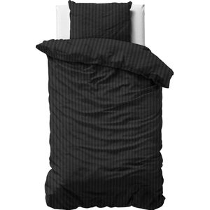 Zensation Dallas - Dekbedovertrek Hotel - 140x200/220 + 1 Kussensloop 60x70 - Zwart