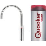 Quooker Fusion Round Kokendwaterkraan - C uitloop - Combi Reservoir- Chroom