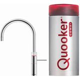 Quooker Fusion Round Kokendwaterkraan - C uitloop - Combi Reservoir- Chroom