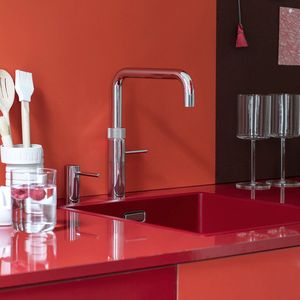 Quooker Fusion Square Kokendwaterkraan met Combi Reservoir 22FSCHR, chroom