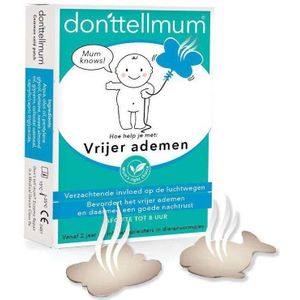 Donttellmum - Inhalatiepleisters - Dieren - Natuurlijke Ingrediënten - 7 Stuks