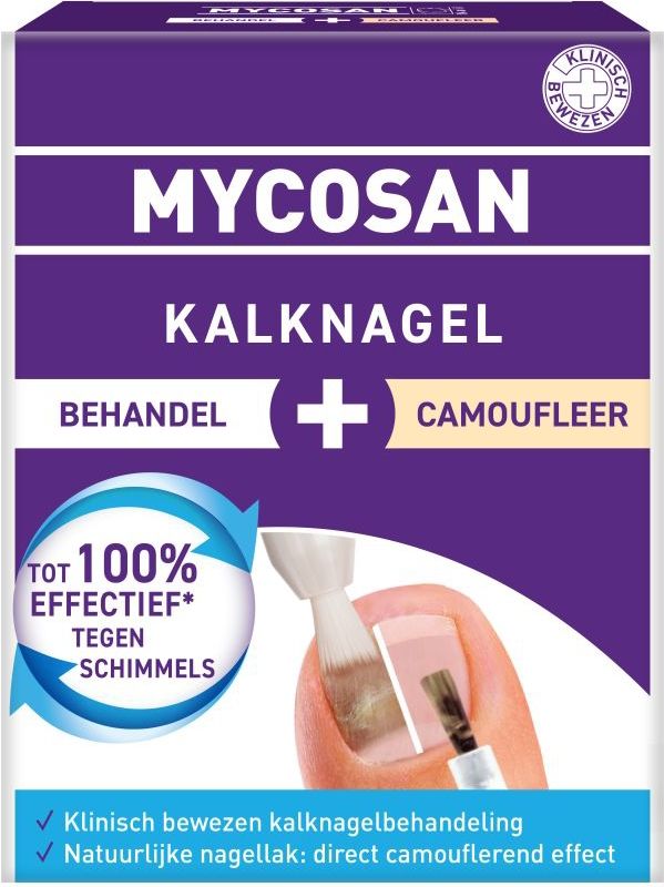 Mycosan - Kalknagel Behandel Plus Camoufleer - Medisch Hulpmiddel - 10 x Nagelvijl