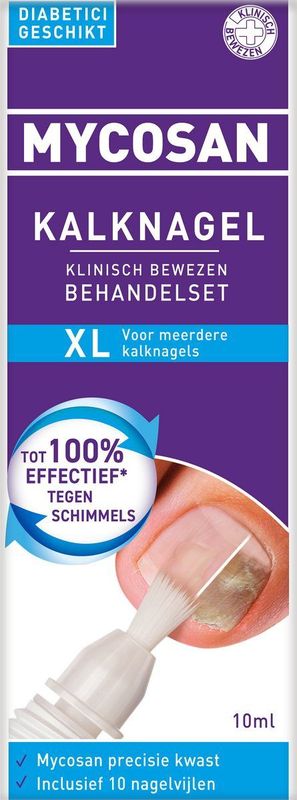 Kalknagelset - Inhoud 1 Precisiekwast 10 Nagelvijlen - Gepatenteerd Serum