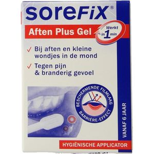 SoreFix - Aften Plus Gel - 7ml - Effectieve Gel voor Aften en Wondjes in de Mond