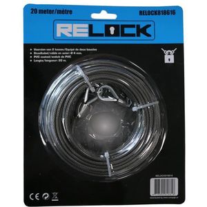 Erro - Relock Staalkabel 4mm PVC coated 20m