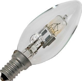 Schiefer - E14 Halogeen Kaarslamp - Dimbaar - Warm Wit Licht - 28W - 375lm