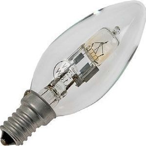 Schiefer - Eco Halogeen E14 Kaarslamp - Helder Glas - 42W - 630lm - Dimbaar