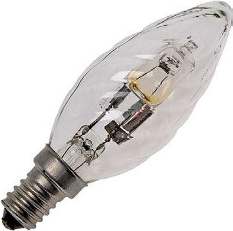 Schiefer - E14 Halogeen Kaarslamp - 28W - Dimbaar - Warm Wit Licht