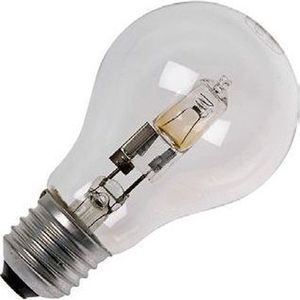 Schiefer - Halogeenlamp - Peervormig - Helder - E27 - 42 Watt - 630 Lumen