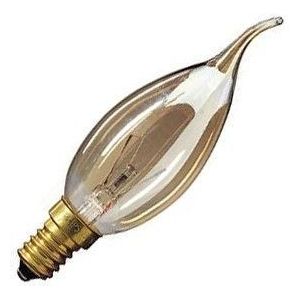 Gloeilamp Kaarslamp tip | Kleine fitting E14 | 25W Goud