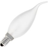 Schiefer - E14 Tip Kaars Gloeilamp - Mat - 25W - 2700K - Dimbaar - 170lm - 220V/240V