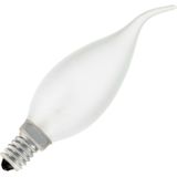 Gloeilamp Kaarslamp met tip | Kleine fitting E14 | 25W Mat