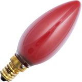 Schiefer - Kaarsvormige Gloeilamp - Rood - E14 - 25W - 100 Lumen