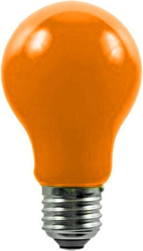 Lamp - E27 GLS - Peervormig - Oranje - Helder - 25W
