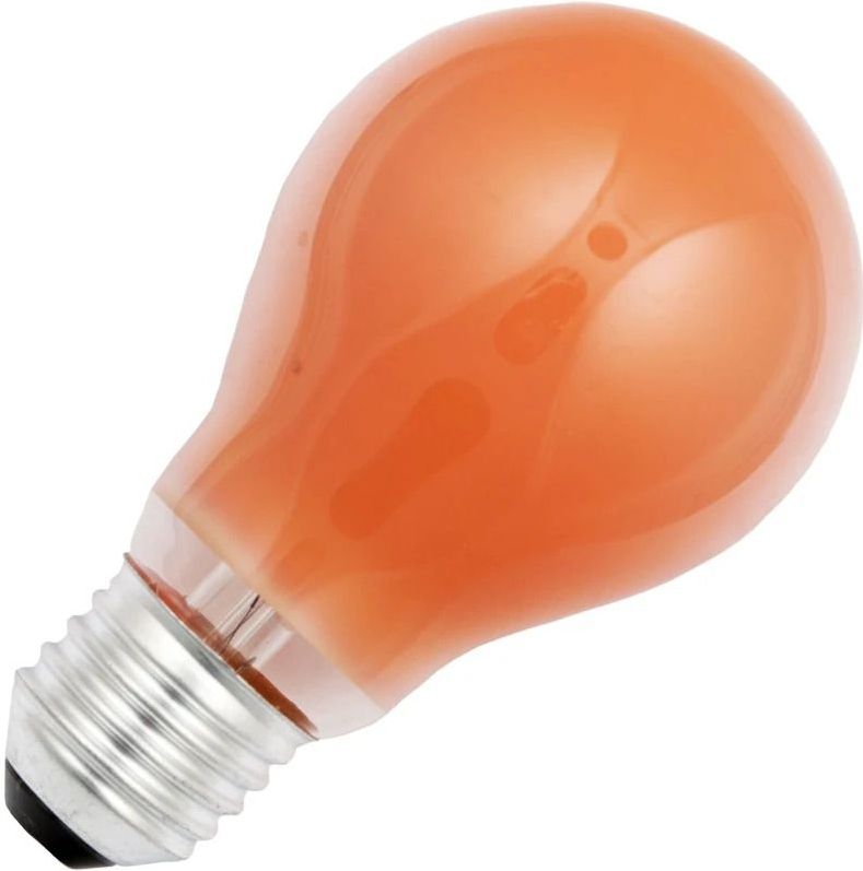 E27 - Peervormige Lamp - Oranje - Glas - 40 Watt