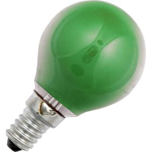 Schiefer - 419951457 - E14 Kogel Gloeilamp - Groen - 25W - Dimbaar
