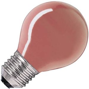 Gloeilamp - Rood - Kogellamp - Grote Fitting E27 - 15W - 45mm