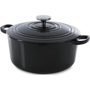 BK - Bourgogne - Gietijzeren Braadpan - Zwart - 24 cm - Vaatwasmachinebestendig