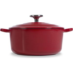 BK Bourgogne braadpan Ø 20 cm - rood - gietijzer - inductie