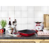 BK Bourgogne grillpan rood gietijzer inductie PFAS vrij