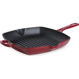 BK Bourgogne grillpan rood gietijzer inductie PFAS vrij