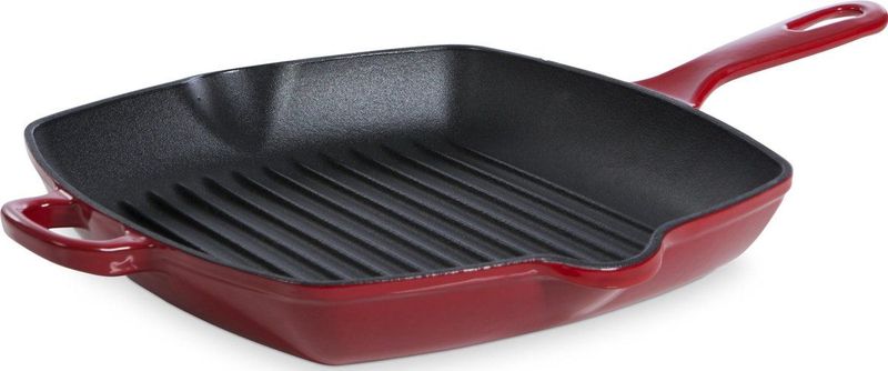 BK Bourgogne grillpan rood gietijzer inductie PFAS vrij