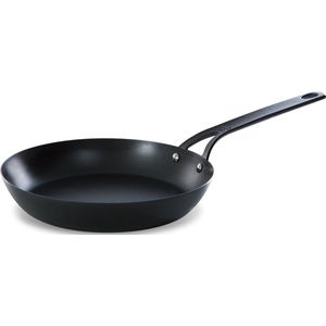 BK Zwarte stalen Allespan - Koolstofstaal - 26 cm - Zwart
