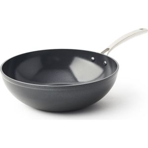 BK Superior Ceramic wok 30cm - Pan Zwart