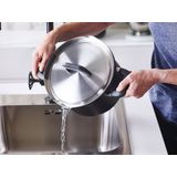 BK - Flow Cool Black - Kookpannenset - 4 Delig - RVS - Veilig Afgietsysteem