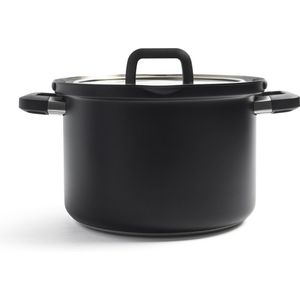 BK Flow Cool Glas soeppan Ø 24cm - zwart - inductie