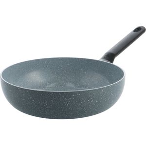 Wokpan - Koper - Inclusief Deksel