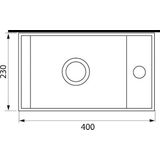 Haceka Nera Fonteinset Natuursteen Links 40x23x11