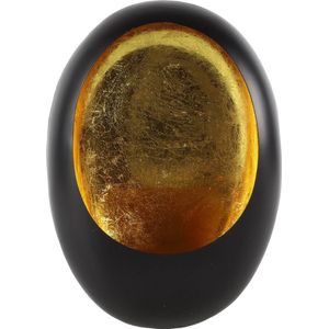 Countryfield - Eggy - Waxinelichthouder - Zwart - 17,5 x 32,5 x 44 cm