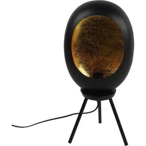 Countryfield vloerlamp op poten Eggy zwart 13,5 x 24,5 x 52,5 cm