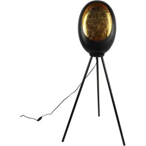 Non-branded Staande Lamp Eggy 25w 31 X 122 Cm E27 Staal Zwart
