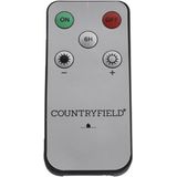 Countryfield LED kaarsen met afstandsbediening 'Lyon' (Set van 2, Ø 2.2cm, Beige)