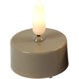 Countryfield - LED Theelichtjes - Beige - Set van 2 - Met Timer - Warm Wit