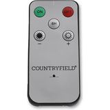 Countryfield Led dinerkaarsen - 2x st- wit -H15cm - afstandsbediening