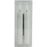 Countryfield Led dinerkaarsen - 2x st- wit -H15cm - afstandsbediening