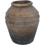 Countryfield - Vaas Reuben L - Grijs - Aardewerk - Ø23xH27cm
