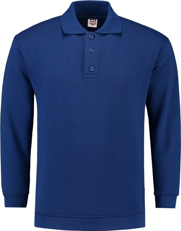 Tricorp Polo Sweater Boord  301005 Koningsblauw - Maat 3XL