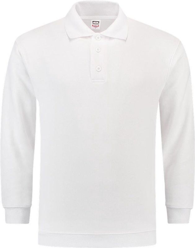 Tricorp polosweater boord - Casual - 301005 - wit