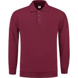 Tricorp Polosweater boord - Casual - 301005 - wijnrood