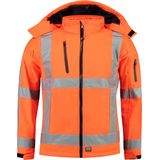 Softshell Jas - Tweekleurig - Polyester - Hoge Zichtbaarheid - Unisex