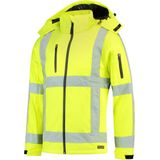 Softshell Jas - Tweekleurig - Polyester - Hoge Zichtbaarheid - Unisex